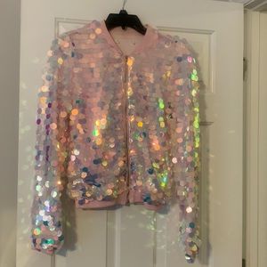 Pink Sequin Jacket